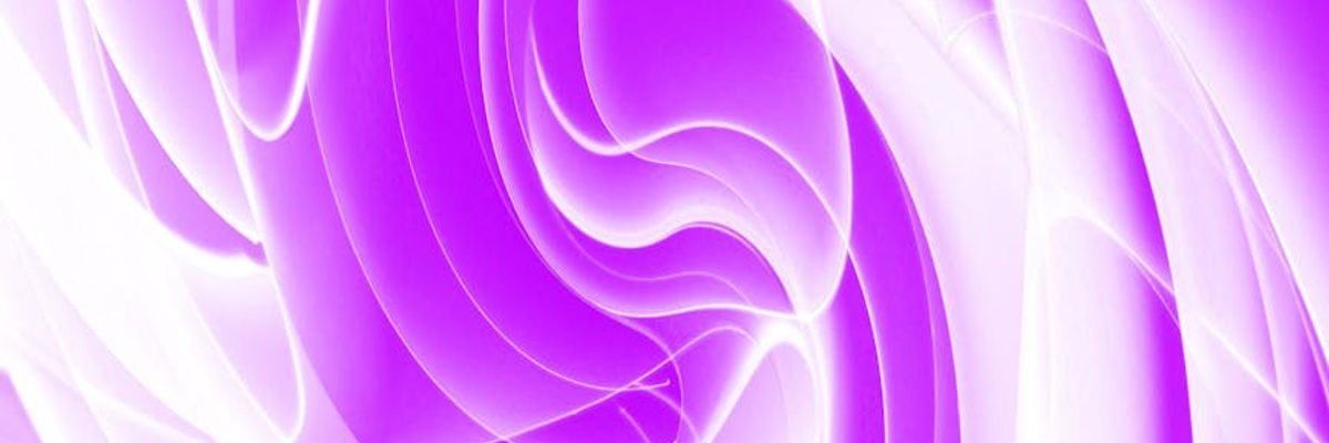 Wide abstract futuristic landscape with purple hues